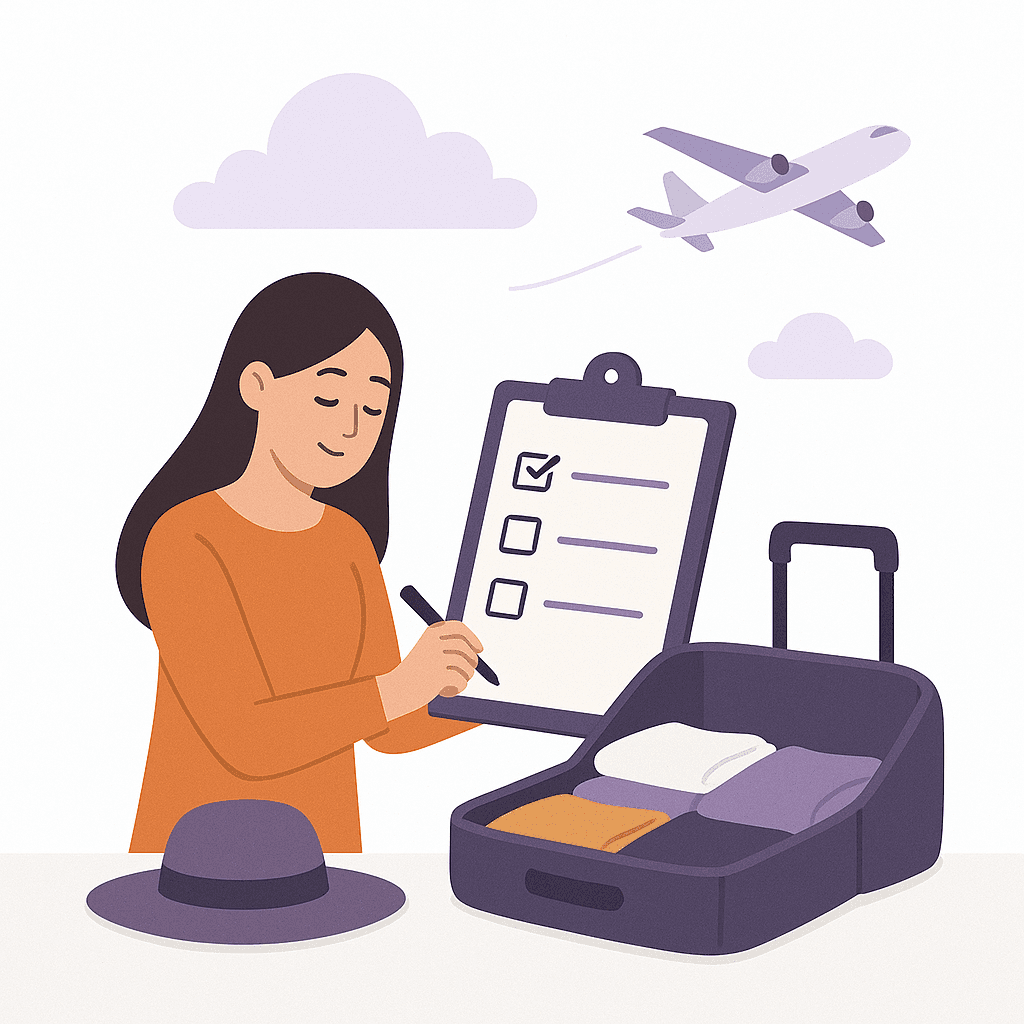 AI-powered packing list for NYC urban travel